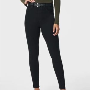 SPANX Skinny Jean Tall clean Black size 1X/Tall NWT